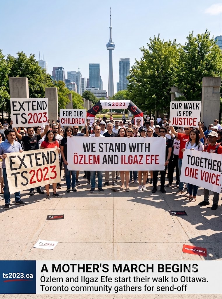 "The Big Day is Here": TS2023 Initiative Calls for Community Support as Özlem Begins Her Walk Today